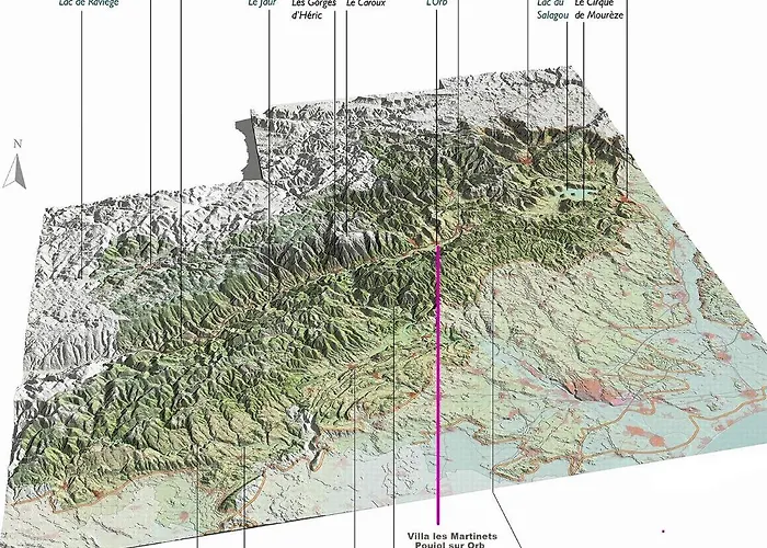 Privat bolig Les Martinets-voie Verte-gorges D'heric-massif Du Caroux-mons-olargues *